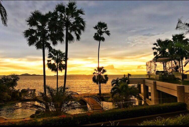 Ferienwohnung The Palm Wongamat Pattaya Exterior foto