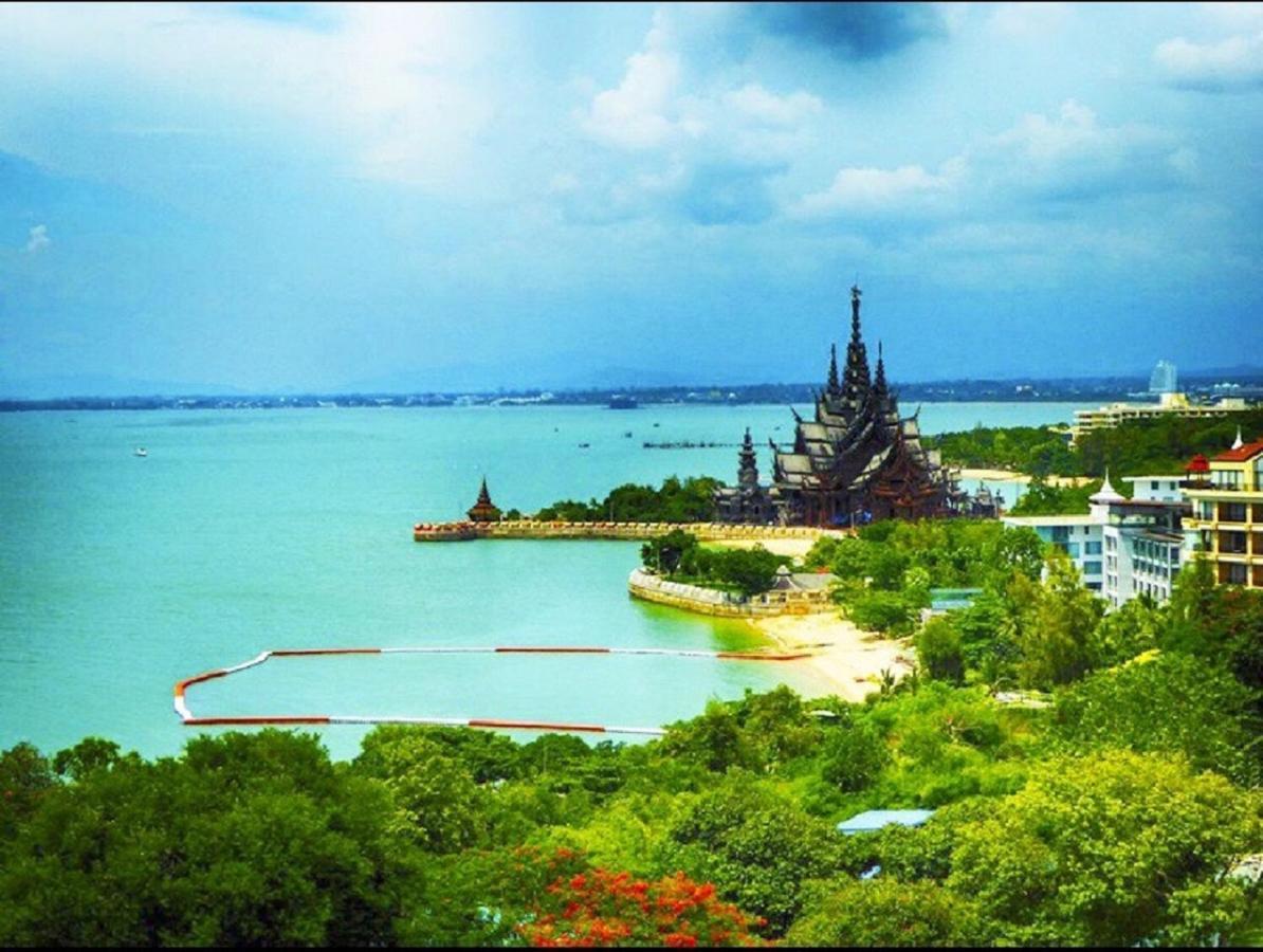 Ferienwohnung The Palm Wongamat Pattaya Exterior foto